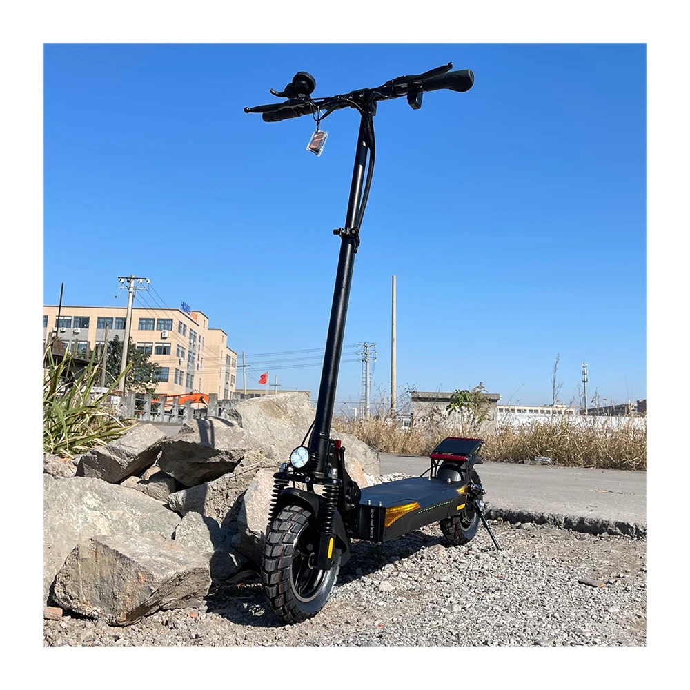 Foldable 48V 13Ah Electric Scooters Powerful for Adult 10 Inch Fat Wheel E-Scooter Drop Shipping EU US Fast Scooter Electric