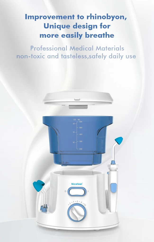 10 уровней давления воды нитью зубная щетка и носовой ирригатор для полости рта воды ирригатор 8 струи воды советы для каждого члена семьи 600 мл Электрический ирригатор носовой