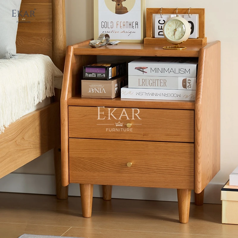 product new design modern furniture natural wood bedside table-60