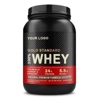 Custom Logo Vanilla Ice Cream Flavor Whey Protein Powder isolate Bodybuilding Sport Nutrition Supplement Whey