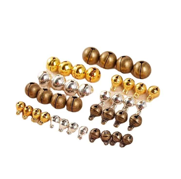 Fashion 6 Craft Suppliers Small Christmas Bronze 10mm Brass Jingle Bell