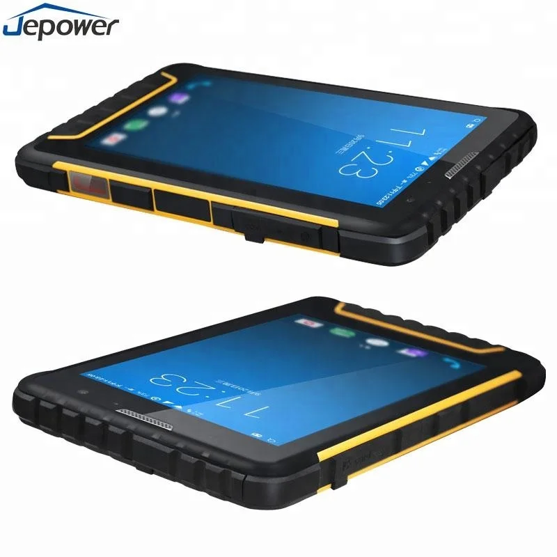 HT368D Industrial Rugged Android 7 Inch Tablet PC Stock Industrial Computer with QR Barcode & UHF RFID Reader Industrial Tablet