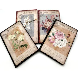 OEM Factory Hardcover with Flowers Pattern Fabric Notebook for Writing Dairy and Journey As a Birthday and Christmas Present