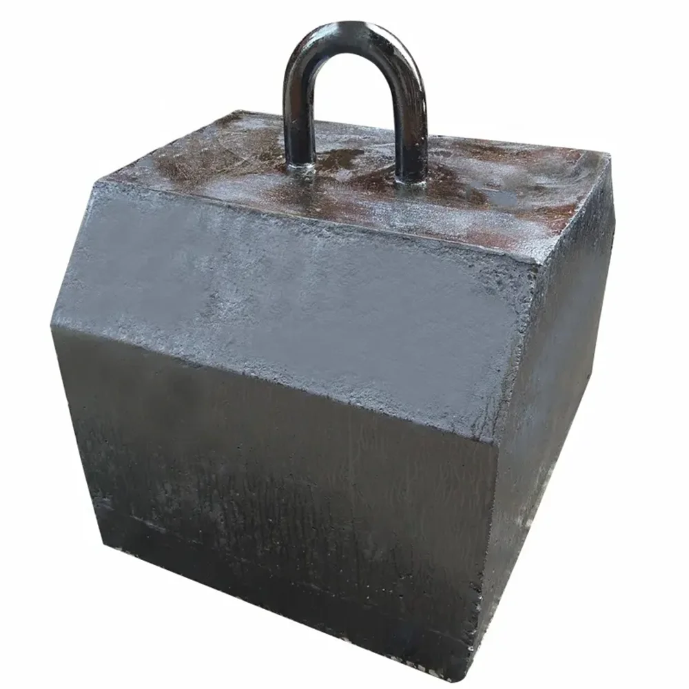 Castings Square Concrete Mooring Sinker for Offshore Engineering
