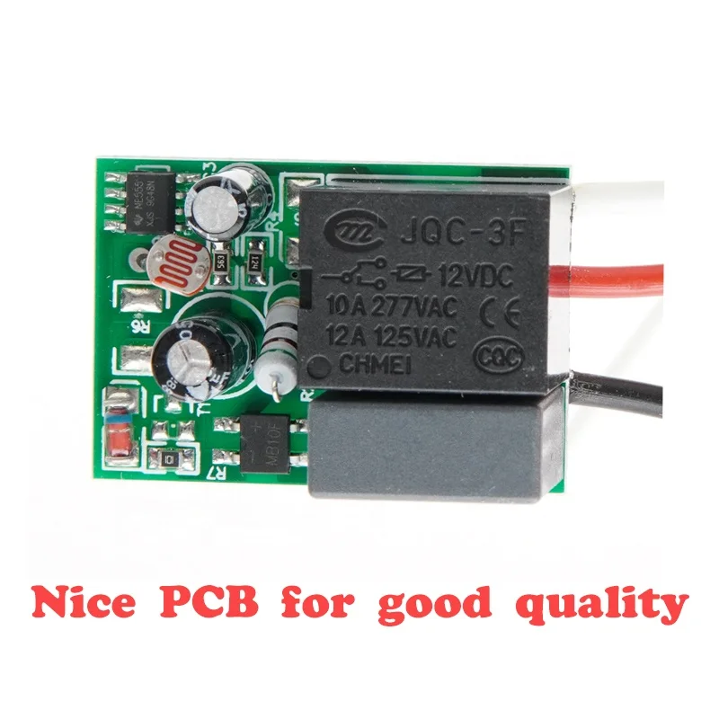Adjustable Daylight Photocell Switch Photoelectric Light Control Sensor for Daylight Lighting