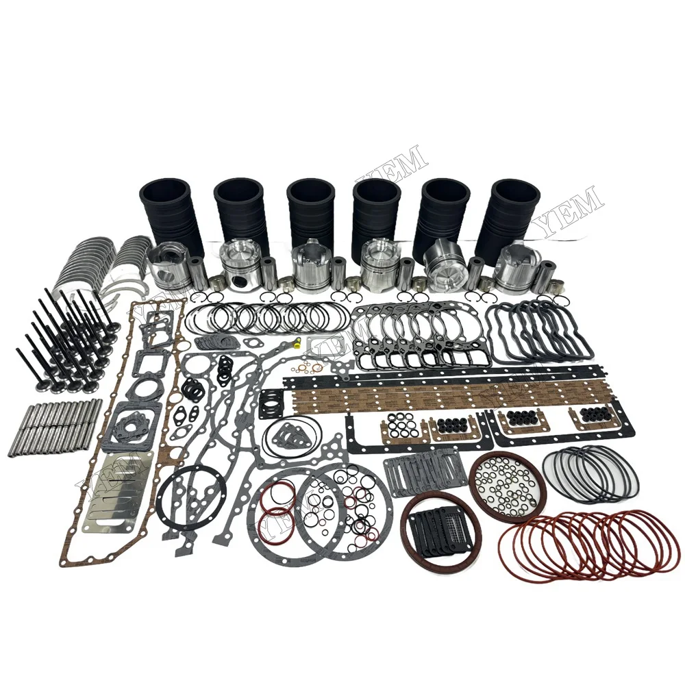 Overhaul Kit With Valves Fit for Mitsubishi S6A3 Engine 3