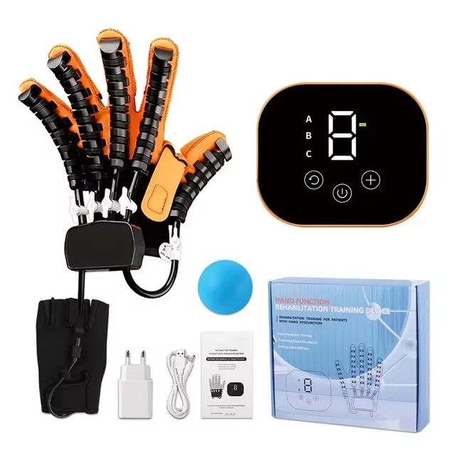 Intelligent Trainer Stroke Hemiplegia Finger Splitting Exercise Hand Robotic Glove Rehabilitation Therapy Gloves