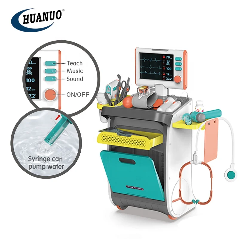 Xistuoz Kit De Médecin 22 Pièces – Jeu De Rôle Docteur Avec Stéthoscope, Seringue Et Boîte De Rangement – Cadeau Enfant Dès 3 Ans
