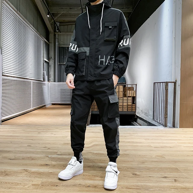 Ropa y calzado deportivo Hombre chándal chaqueta pantalón Otoño, conjunto  de 2PC conjunto deportivo para correr para hombre rocic.com