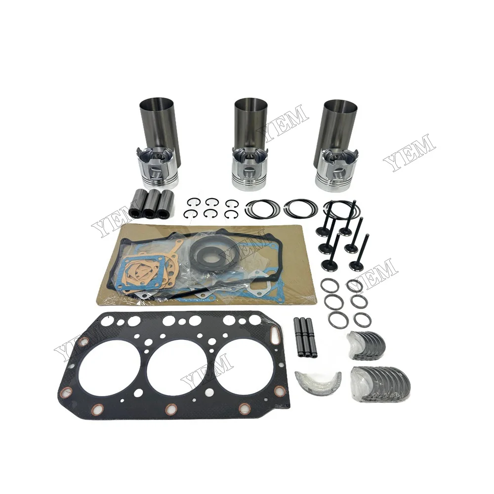 For Yanmar 3TN100 Engine Overhaul Kit Repair Part Gasket Piston Set