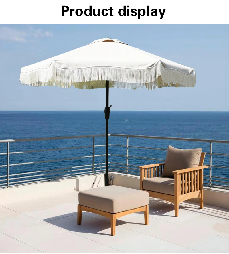 Custom Market Beach Umbrellas Luxury Parasol Patio Umbrella Garden