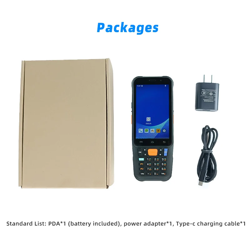 XT8001D PDA QR Code Scanner Android Warehouse Barcode Scanner with Keypad