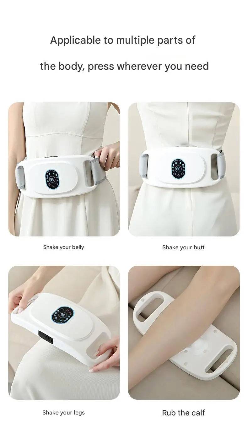 Ceinture de massage du ventre multifonctionnelle, qui aide à brûler les graisses et à perdre du poids, pour divers scénarios d'utilisation à domicile.