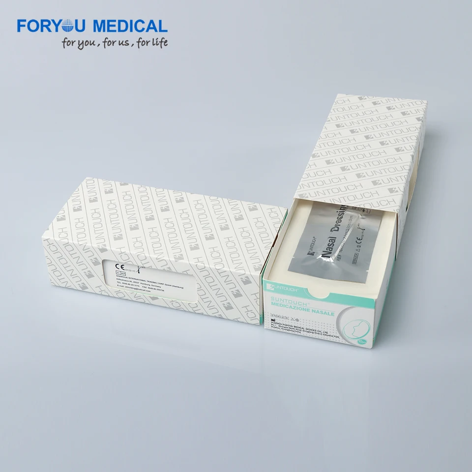 Medical Device Hemostatic Dressing PVA Material Nose Dressing - China  Medical PVA Dressing, Epistaxis