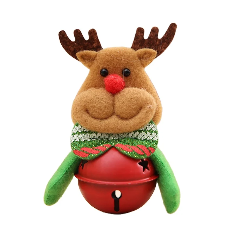 Подвеска в виде Санта-Клауса снеговика украшение для рождественской елки подвесные колокольчики