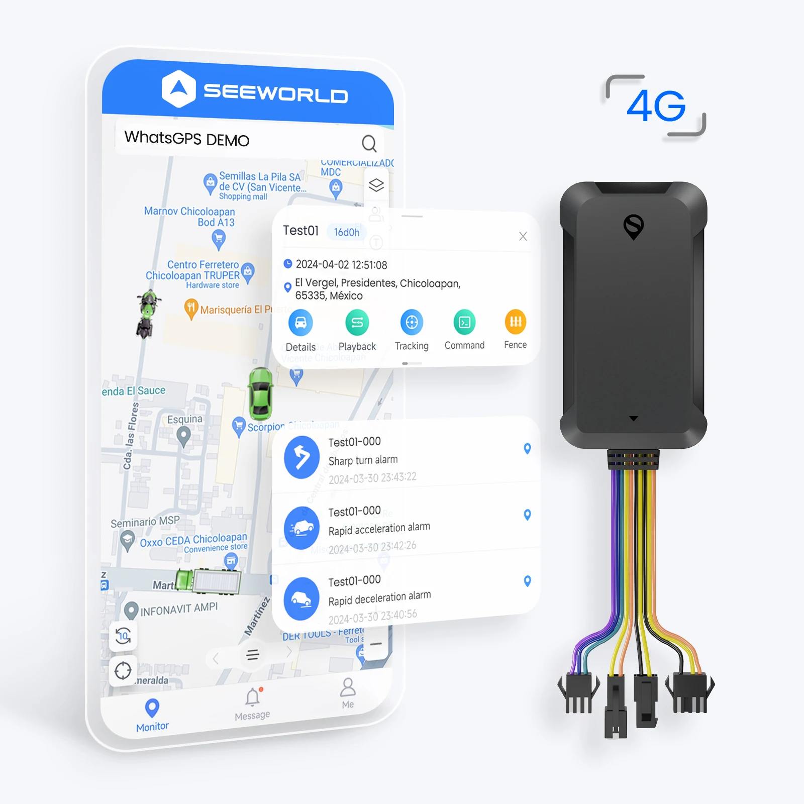 Based Android IOS APP System Online Tracking Location Car GPS Locator With  Anti Theft Alarm Voice Monitoring Management