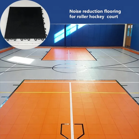 Wanhe Top Quality Indoor Hockey Court Inline Flooring Tiles Portable