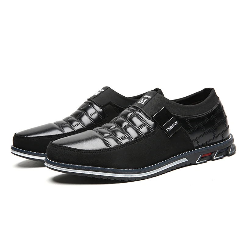 casual men's comfortable business slip on shoes