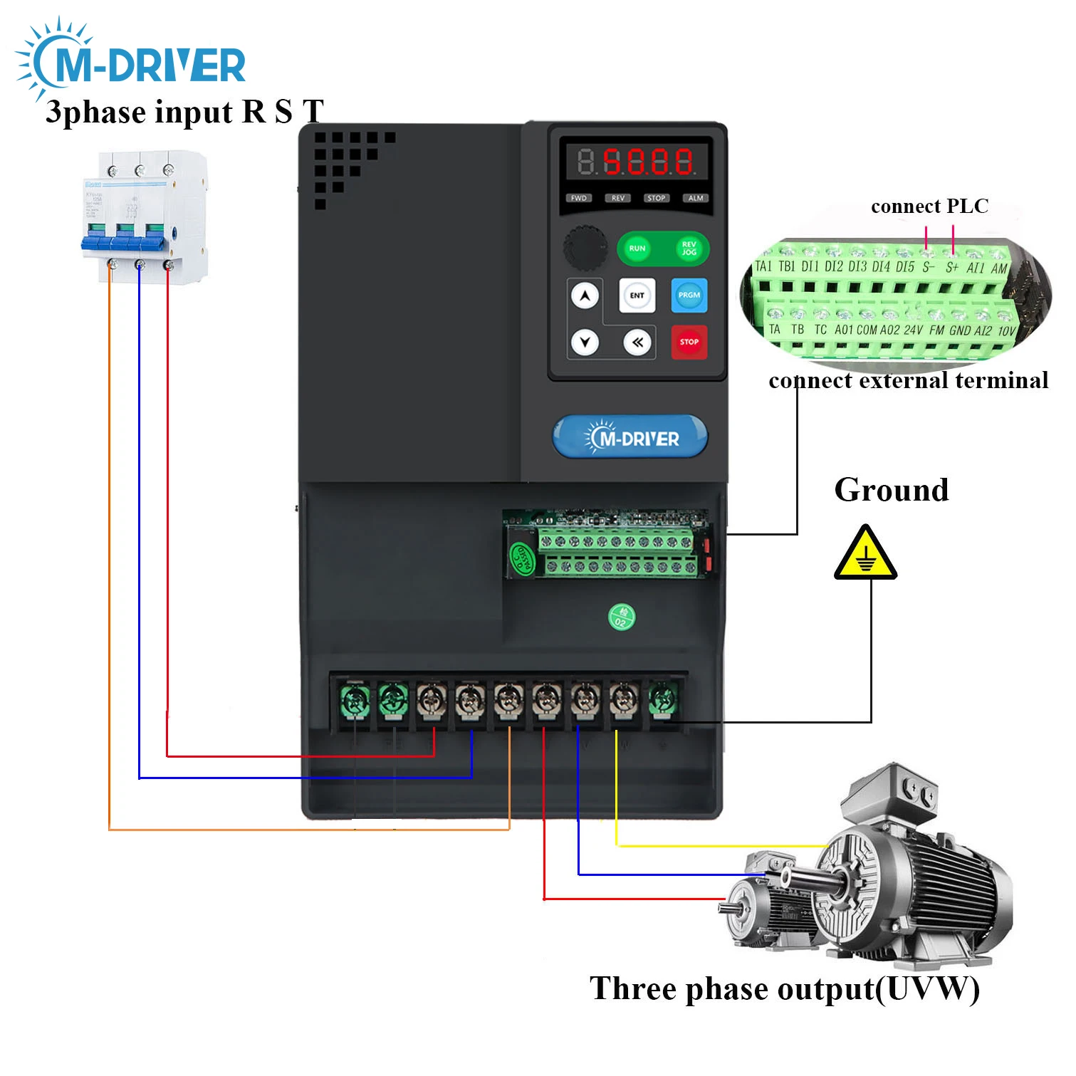 380V 3phase Motor VFD Drive 50hp - Variable Frequency Inverter