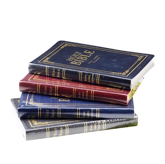 product quality assurance holy bible book new packaging technology hardcover cardboard art paper premium hardcover bible printing books-3