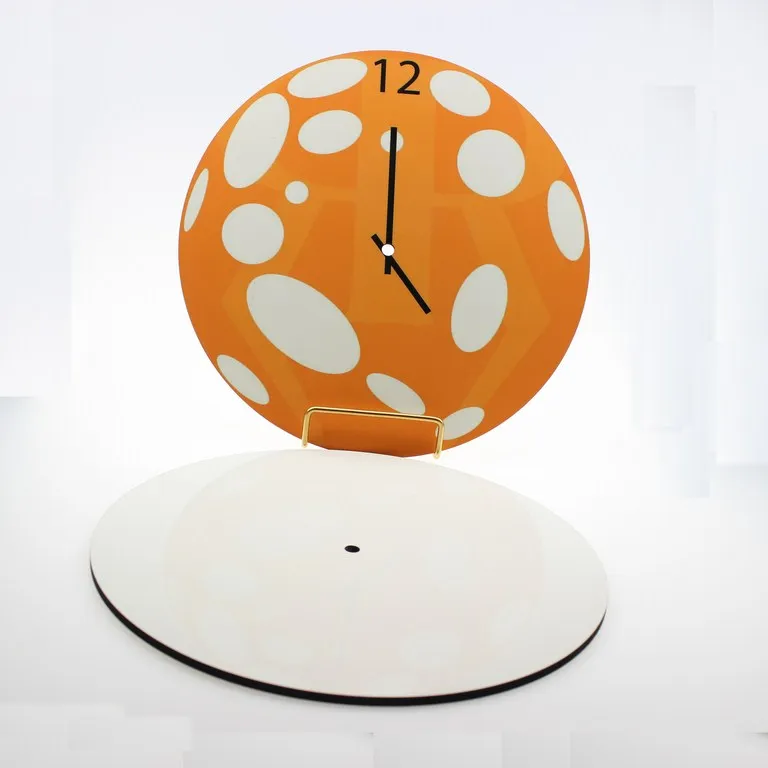 Персонализированные настенные часы из МДФ без рисунка Для