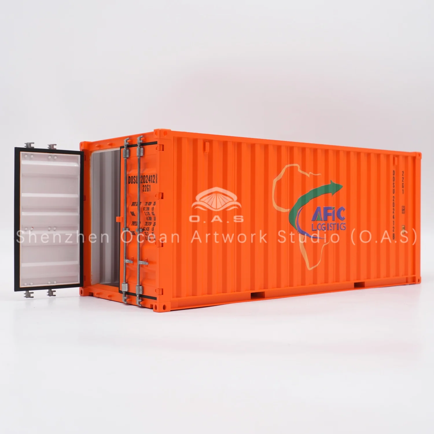 【L】O.A.S Container Model Factory Customized Scale1:20 Plastic Crafts Shipping Boxes AFIC Container Model