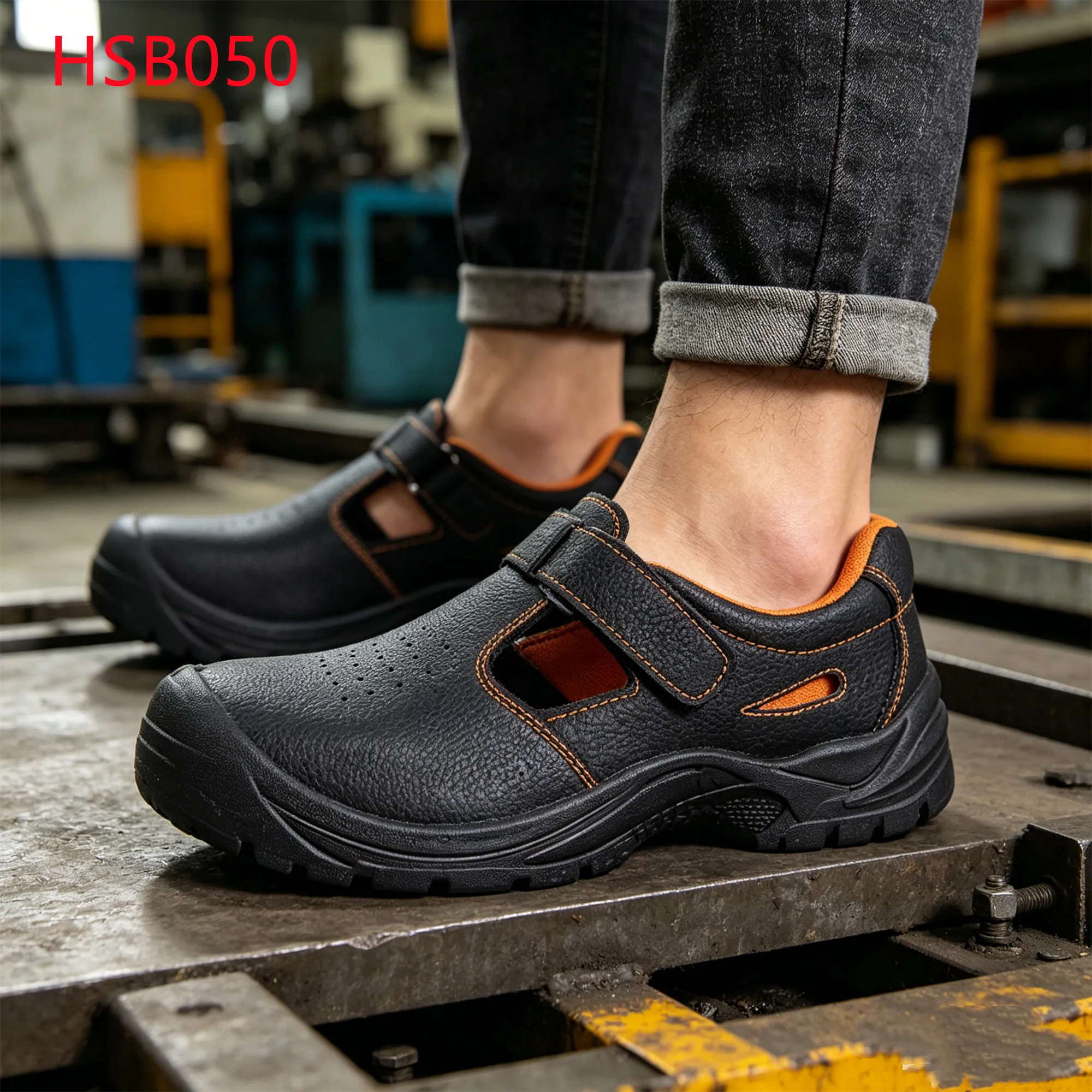 LXG,Factory-Appropriate Openwork Design Protective Footwear Mold Manufacturing Long Lasting Safety Toe Insert Work Boots HSB050