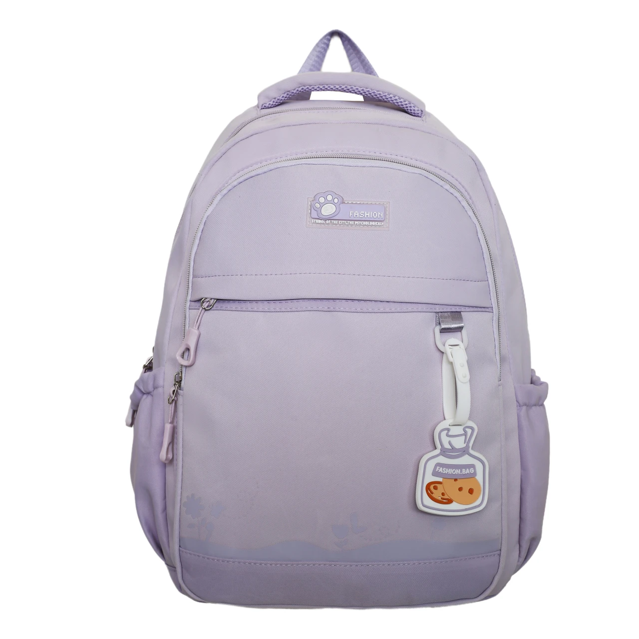 New High Appearance Casual Backpack With Large Capacity Daily Commuting Solid Color Backpack for Students
