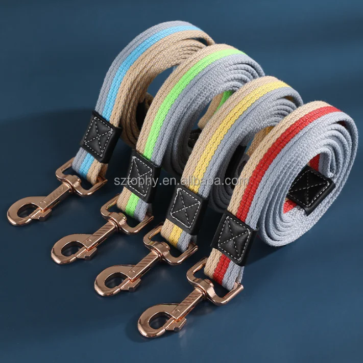 Factory Direct Sales Pet Canvas Traction Rope Lengthened And Thickened