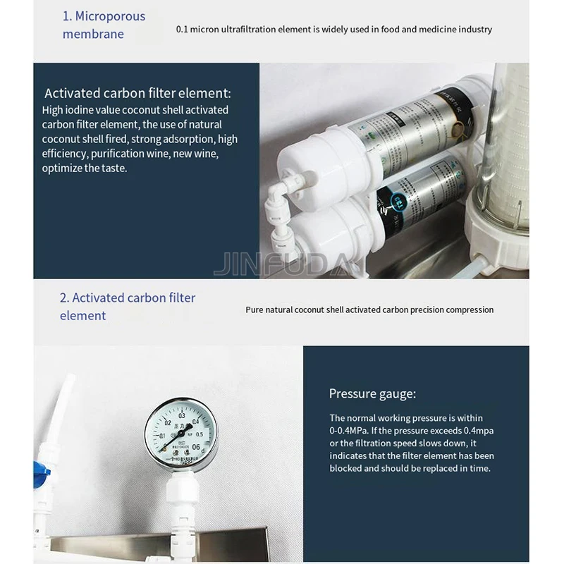 Household Liquor Filter Machine/highquality Commercial Grape Wine