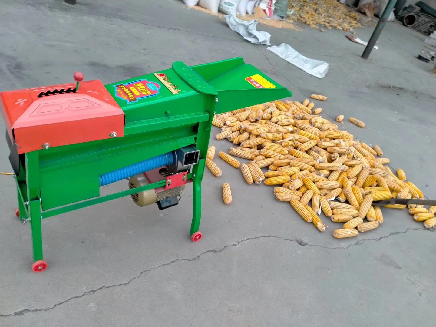 Electric Motor Corn Shelling Machine - Buy Mini Corn Sheller,Domestic ...