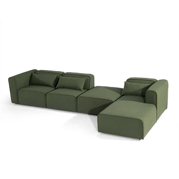 commercial furniture home office sofa company reception waiting area leather leisure sofa set 1+1+3