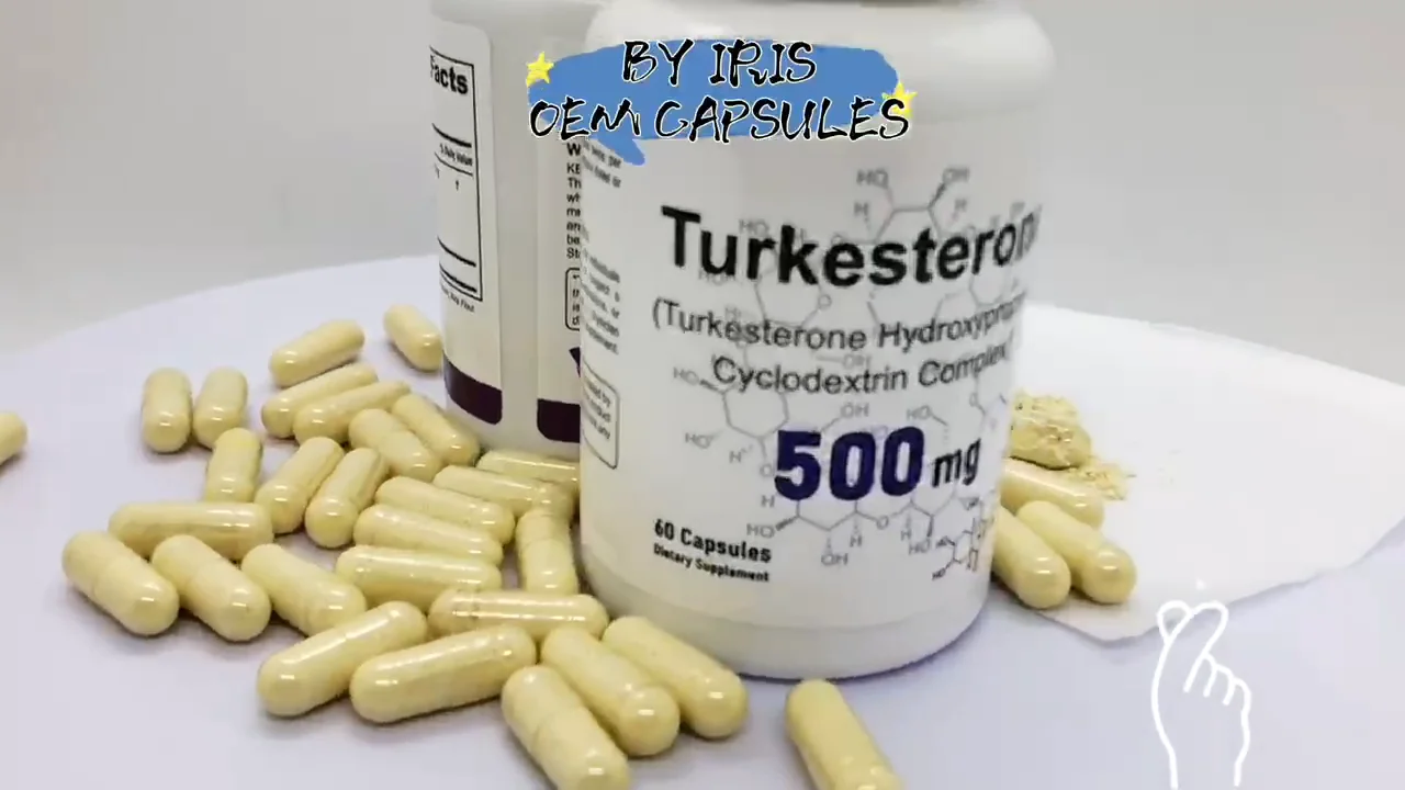 Turkesterone Capsules 500mg 10 Encrease Strength For Adults