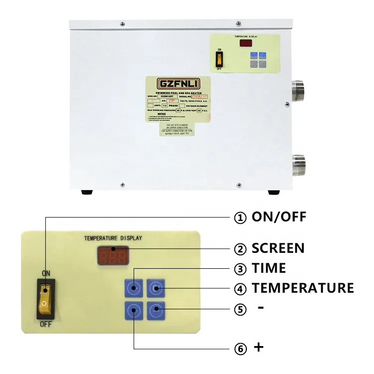 КВт 12 кВт 24 36 54 60 rohs нагреватель для бассейна