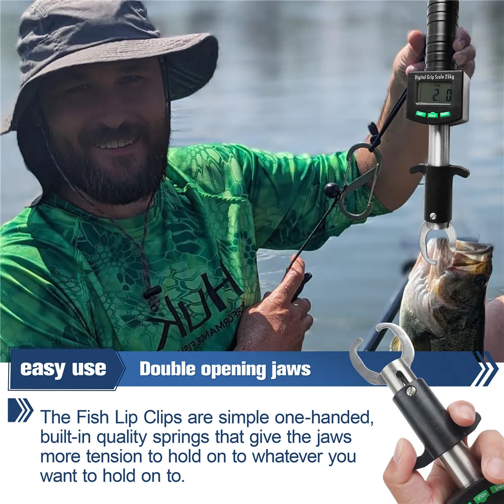 Tool Combo Googan Squad Digital Fish Scale (55lb Capacity) Lip