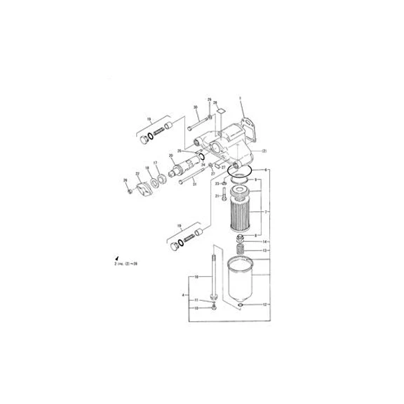 New Gasket Strainer 126650-35230 for Yanmar 6HAL2 6HAL2-WHT Engine Spare Parts