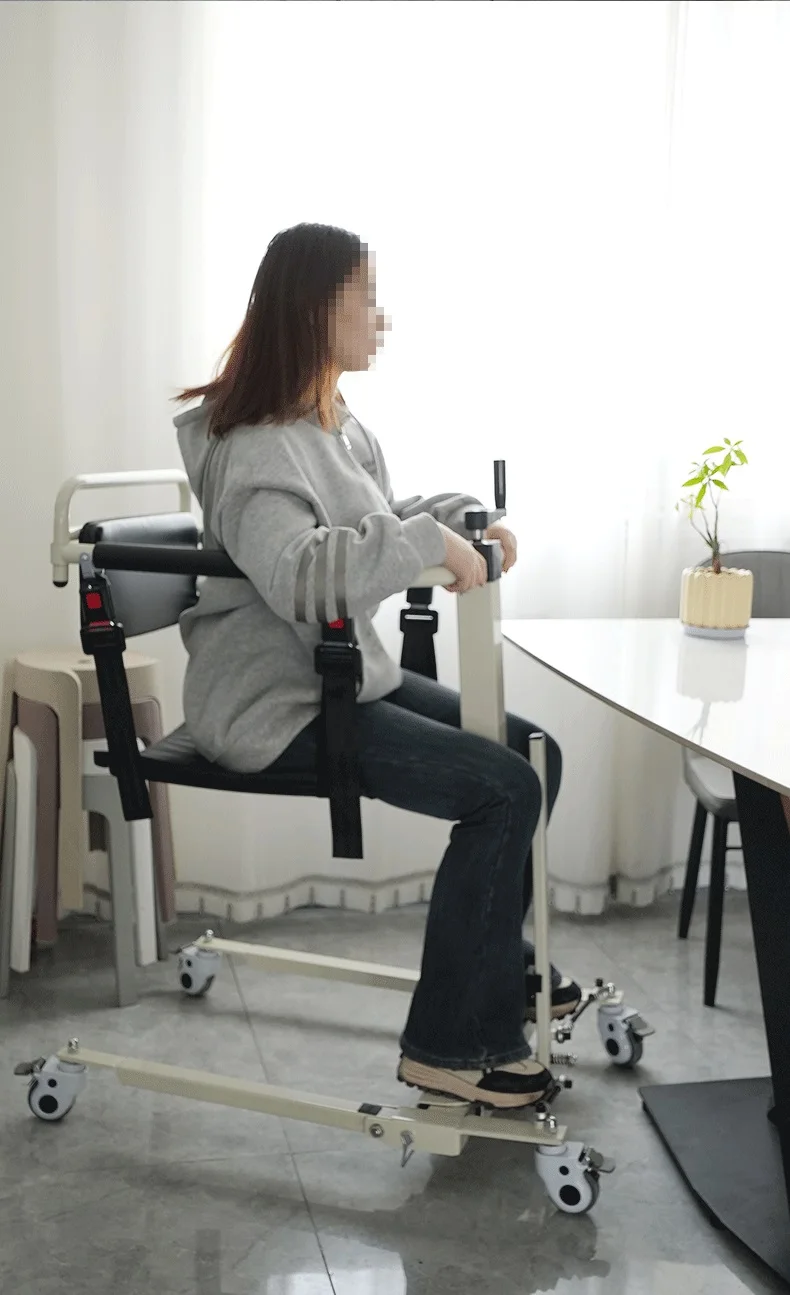 Manual Legs Can Be Opened Transfer Wheelchair Lift Chair  Manual Lift Chair convenient to bathroom for Disabled elderly- BZ-L22