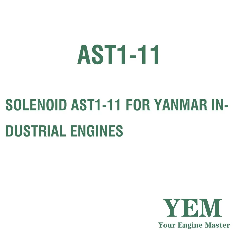 SOLENOID AST1-11 for YANMAR INDUSTRIAL ENGINES