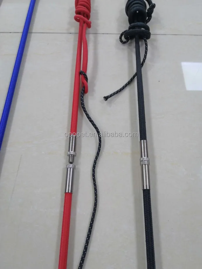 Horshi Customized Lunge Whip With Rubber Handle Can Detachable Into Two