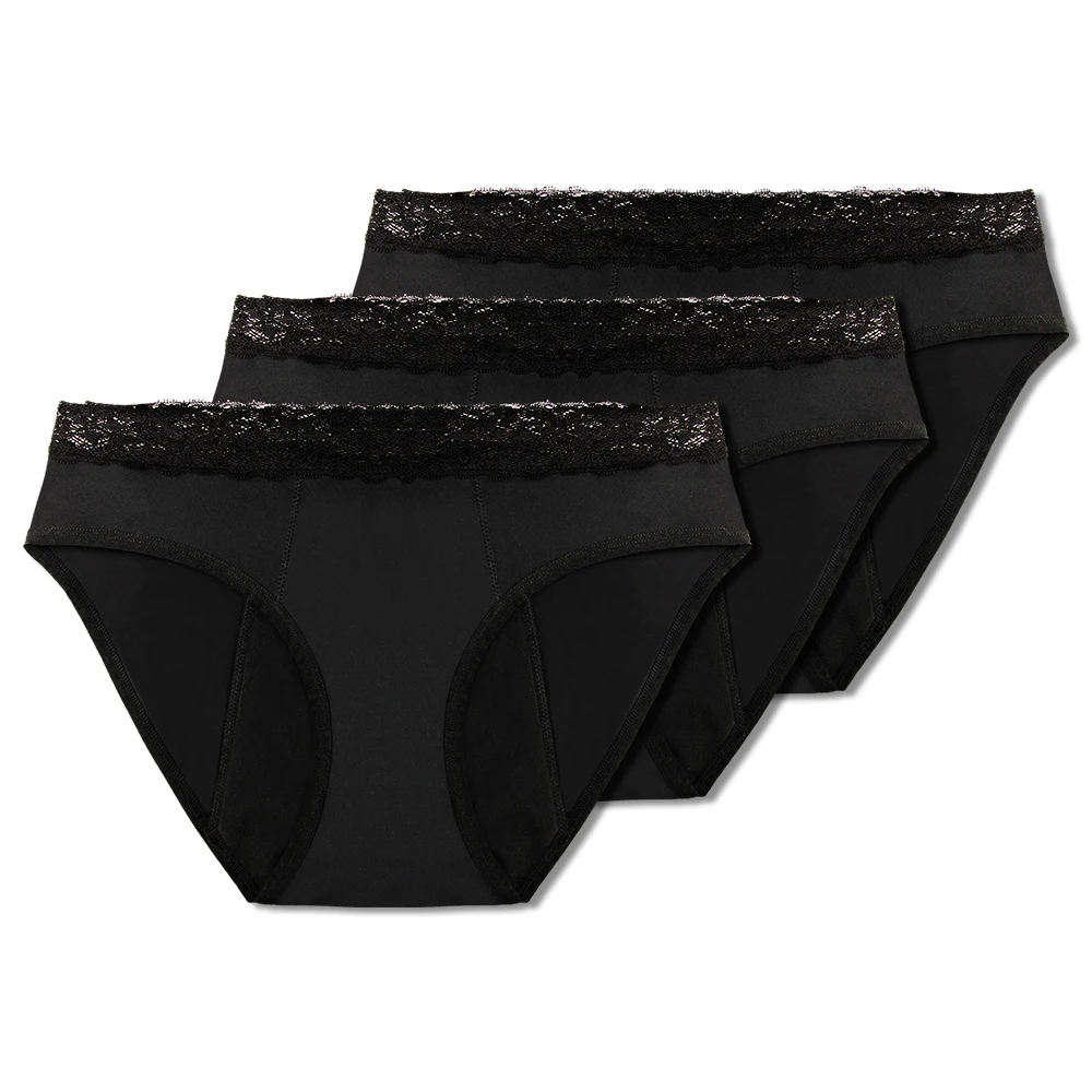 Heavy Flow Leakproof Menstrual Lace Plus Size Period Cycle Bamboo