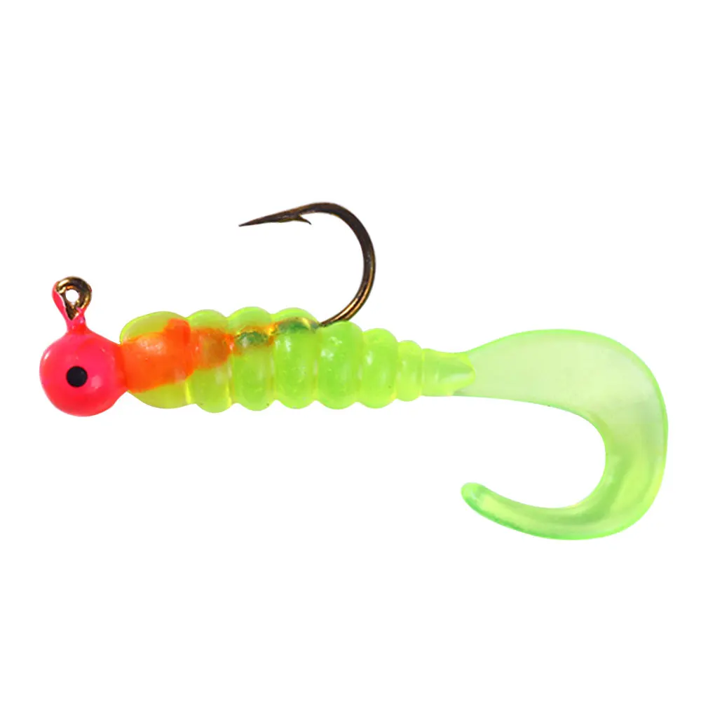 1.75G Soft Jig Fishing Lures Pre-rigged