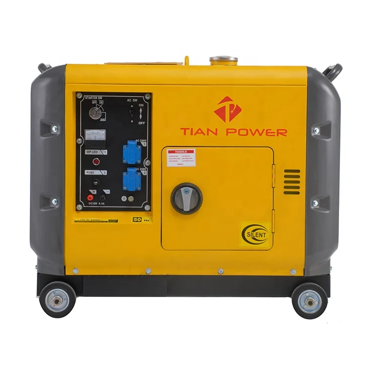 TIAN POWER OEM Home Use 5KW Silent diesel Generator