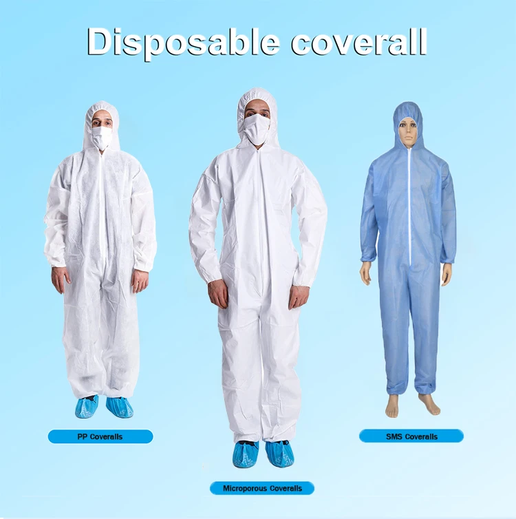 Disposable Coverall White Painters Coverall Large Painter Suit Zipper