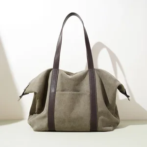 Customizable 2026 New Style Large Capacity Fashion Handbags for Women Simple Travel Zipper Crossbody Bag Unisex