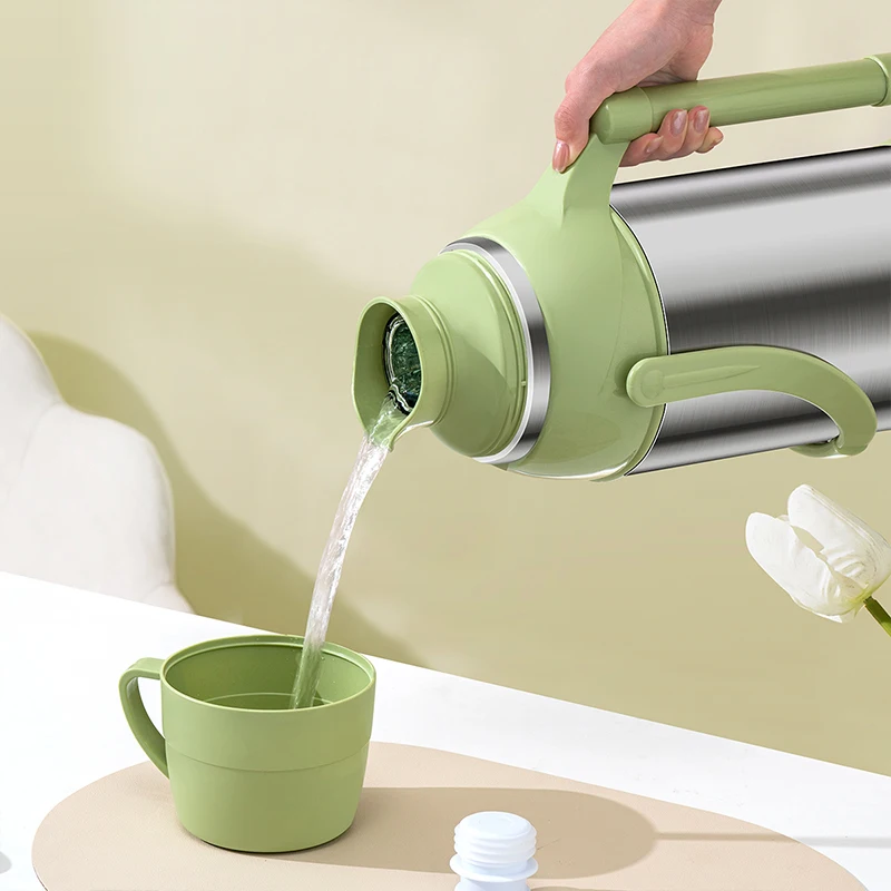 Jeko&Jeko Insulated Vacuum Flask 2L 3.2L Thermos Coffee and Tea Vacuum Flasks Kettle