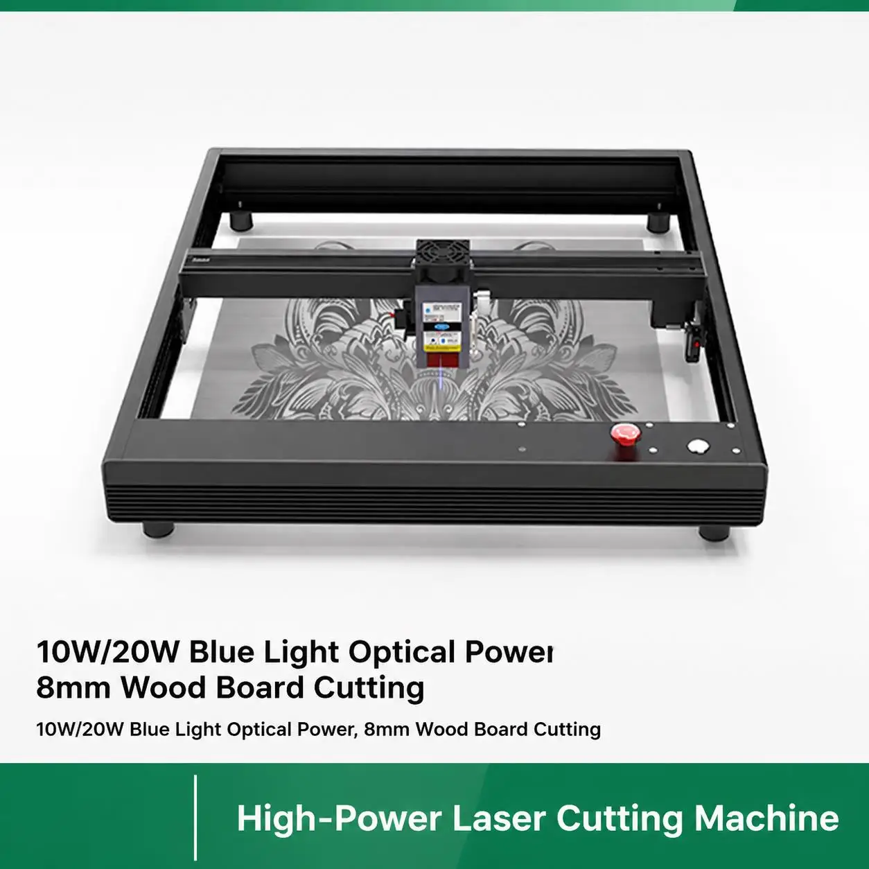 TEBAK New CNC 4040 Pro CNC Router Machine 500W Spindle Milling Cutting Machine for Metal Wood Plastic