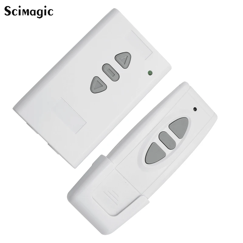 Interruttore Telecomando Wireless 220V Per Motori Tende E Schermi - Ricevitore RF 433MHz Con Telecomando, Portata 10-30m, Apprendimento Codice, Controllo Avanti/Indietro/Stop - Fai Da Te Casa - 3