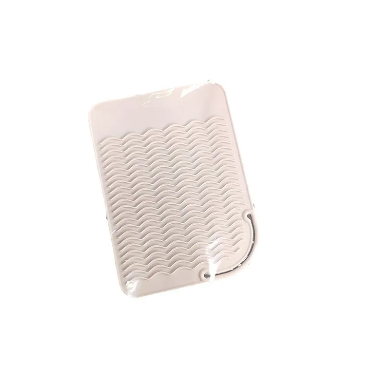 Custom Silicone Curling Iron Pad Rolls Draining Beauty Salon Heat Resistant Mat Classic Silicone Mat Hot Hair Tools