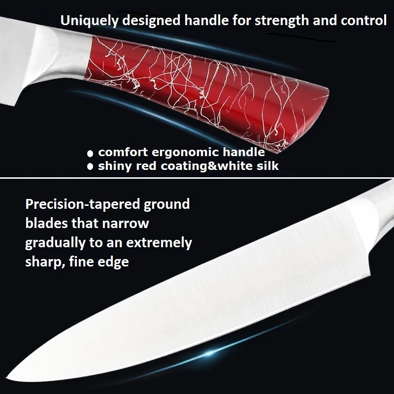 8 шт. набор ножей из нержавеющей