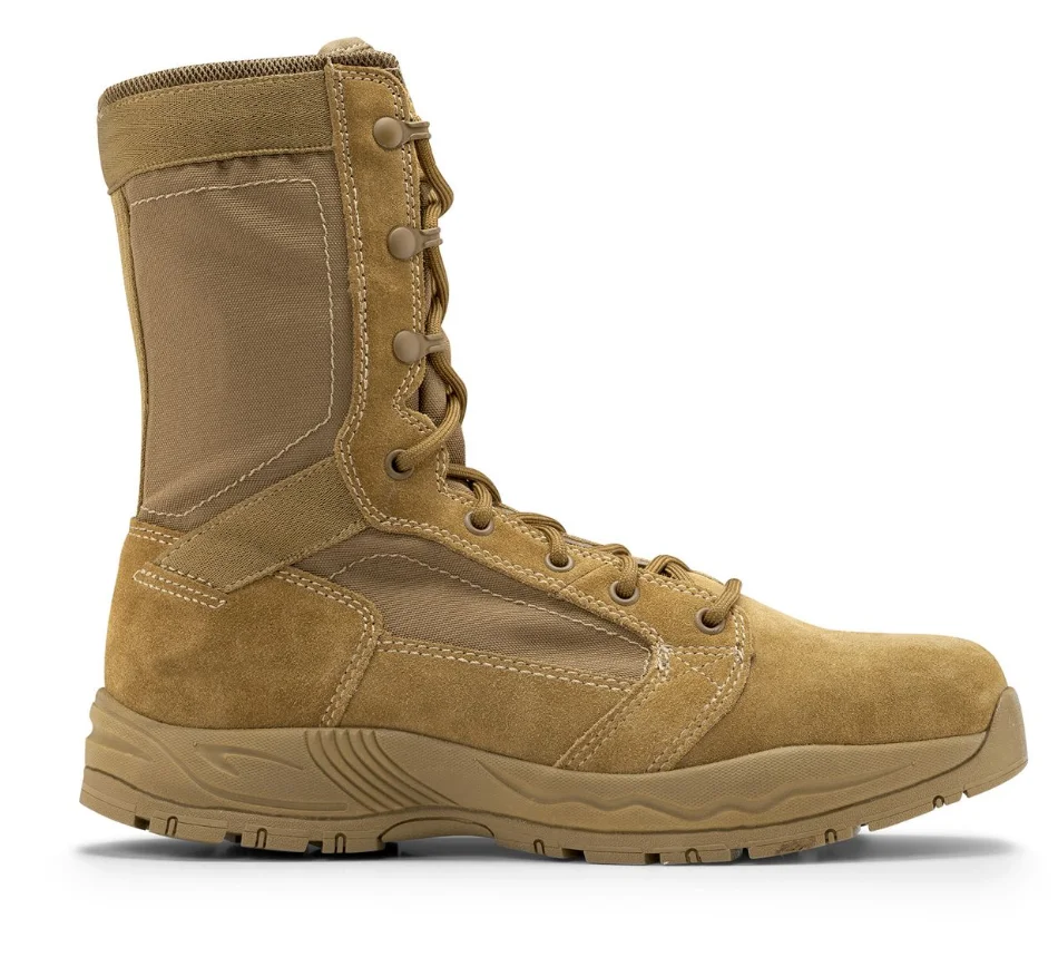 coyote brown lightweight combat boots